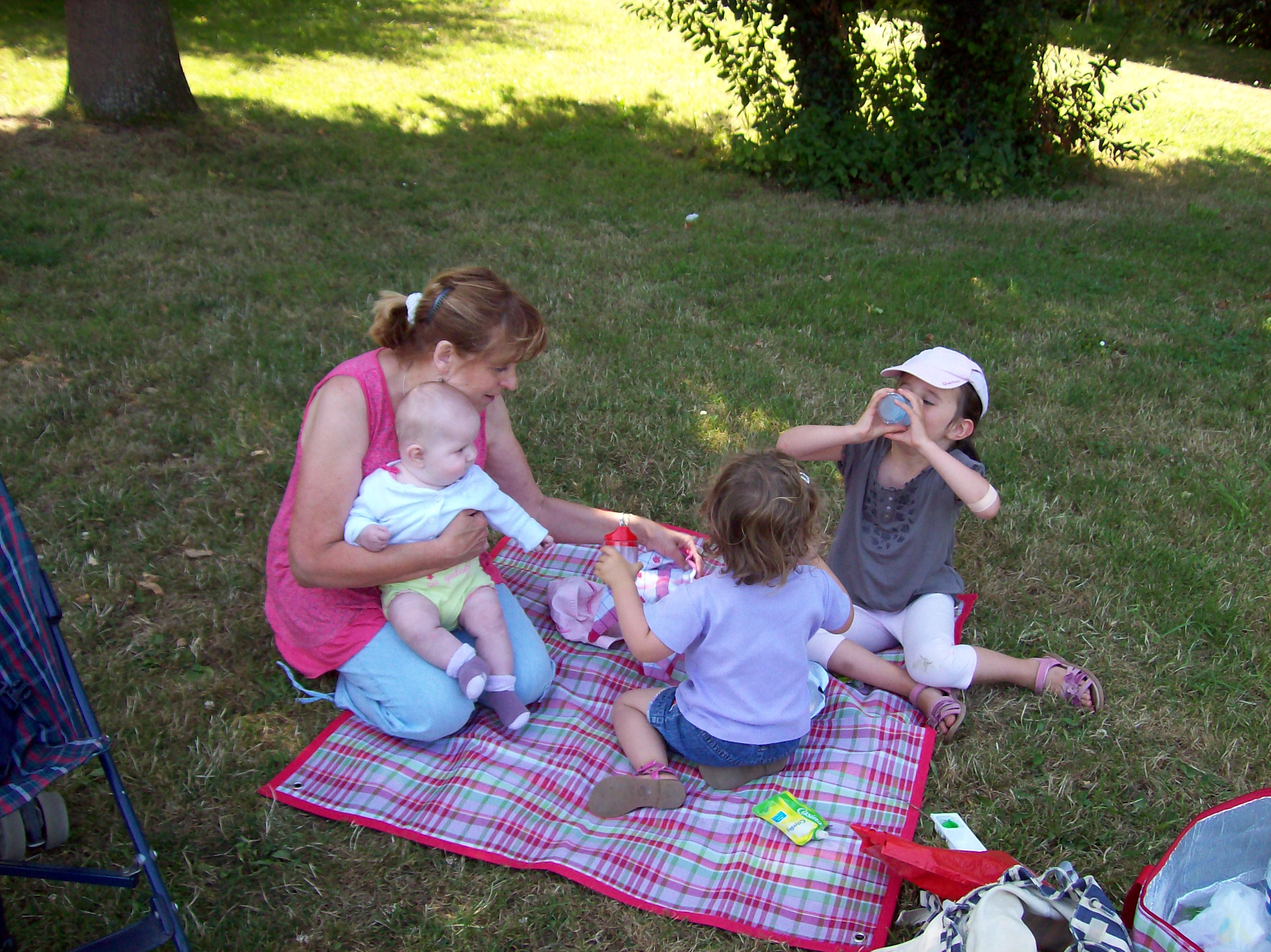 picnic avec pro et enfants