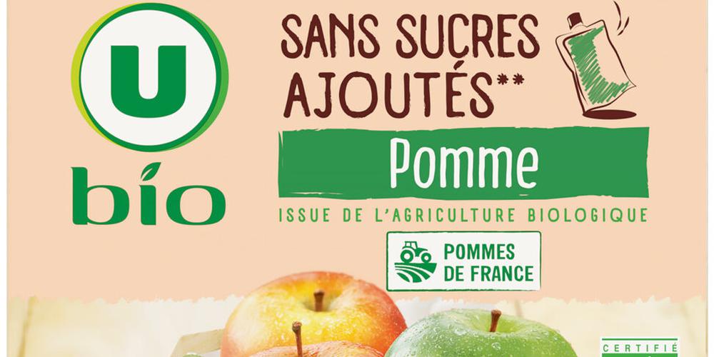 Des pommes françaises dans toutes les compotes bio de Materne
