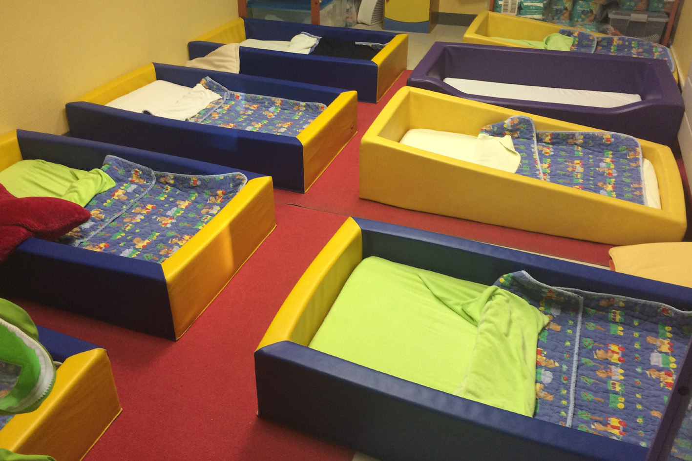 Matelas de change crèche