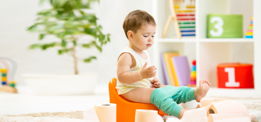 enfant sur le pot