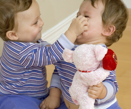 Bébés qui se disputent